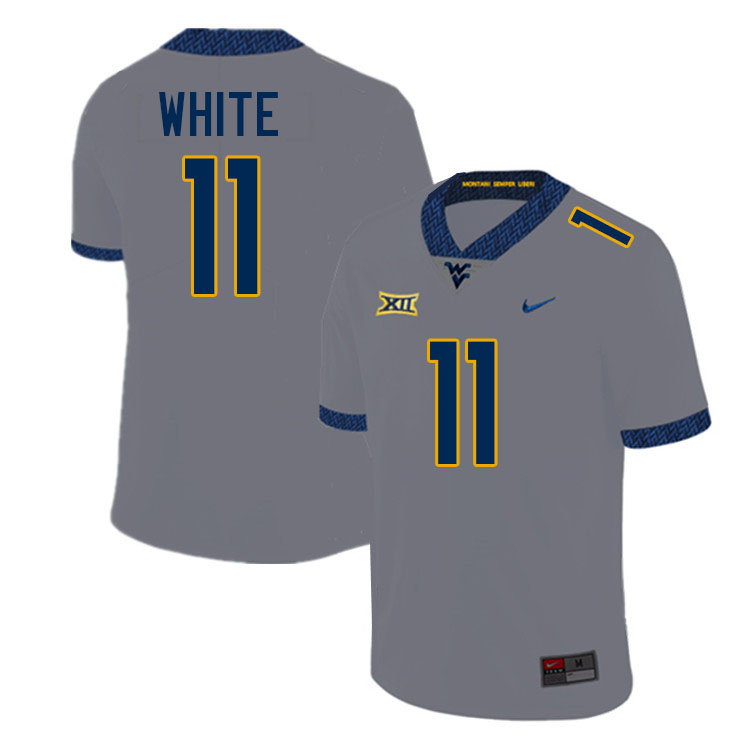 Kevin White WVU Jersey,West Virginia Mountaineers #11 Kevin White Jersey Youth College-Grey